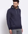 Sporto Men's Hoodie Sweatshirt Navy With Jaspe