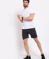 Sporto Men's Lounge Shorts - Black White Inject