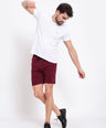 Sporto Men's Lounge Shorts - Burgundy