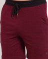 Sporto Men's Lounge Shorts - Burgundy