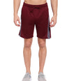 Sporto Men's Solid Casual Lounge Shorts - Burgundy