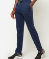 Sporto Men's Plaited Jersey Knit Insignia Blue Track pant