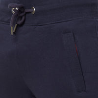 Sporto Navy Fleece Terry Joggers for Men