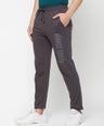 Sporto Men's Charcoal Printed Track Pant