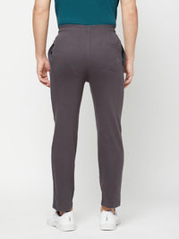 Sporto Men's Charcoal Printed Track Pant