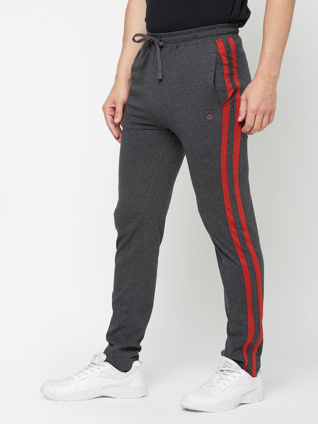 Buy Sporto Red Men Black Track Pants - Track Pants for Men 2033494 | Myntra