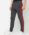 Men's Cotton Rich Solid T-Shirt/ Track Pant Sets-2PC
