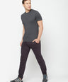 Sporto Men's Terry Knit Charcoal Track pant