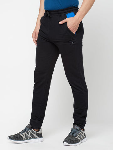 Sporto Men's Terry Knit Black Track pant