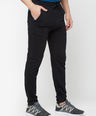 Sporto Men's Terry Knit Black Track pant