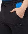 Men's Cotton Rich Solid T-Shirt/ Track Pant Sets-2PC
