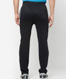 Sporto Men's Plaited Jersey Knit Black & Grey Track Pant