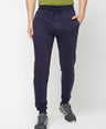Sporto Men's Navy Joggers of Fleece Terry Fabric