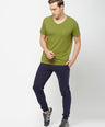 Sporto Men's Navy Joggers of Fleece Terry Fabric