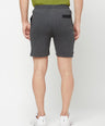 Sporto Men's Solid Lounge Shorts - Anthra Melange