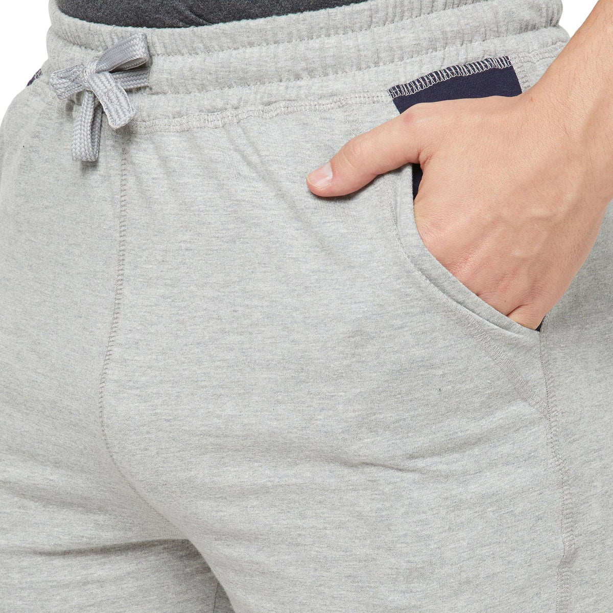 Sporto Men's Casual Lounge Shorts - Grey