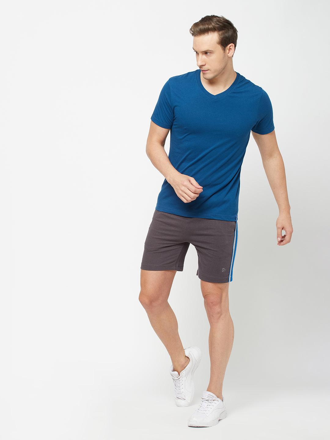 Sporto Men's Casual Lounge Shorts - Charcoal