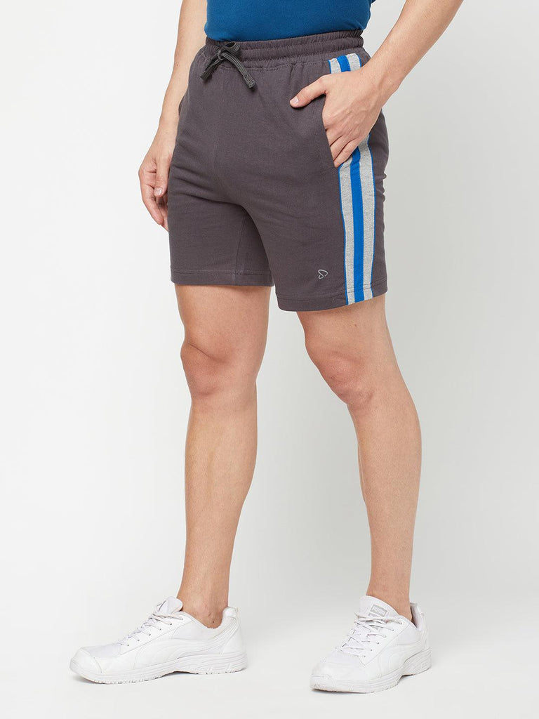 Sporto Men's Casual Lounge Shorts - Charcoal