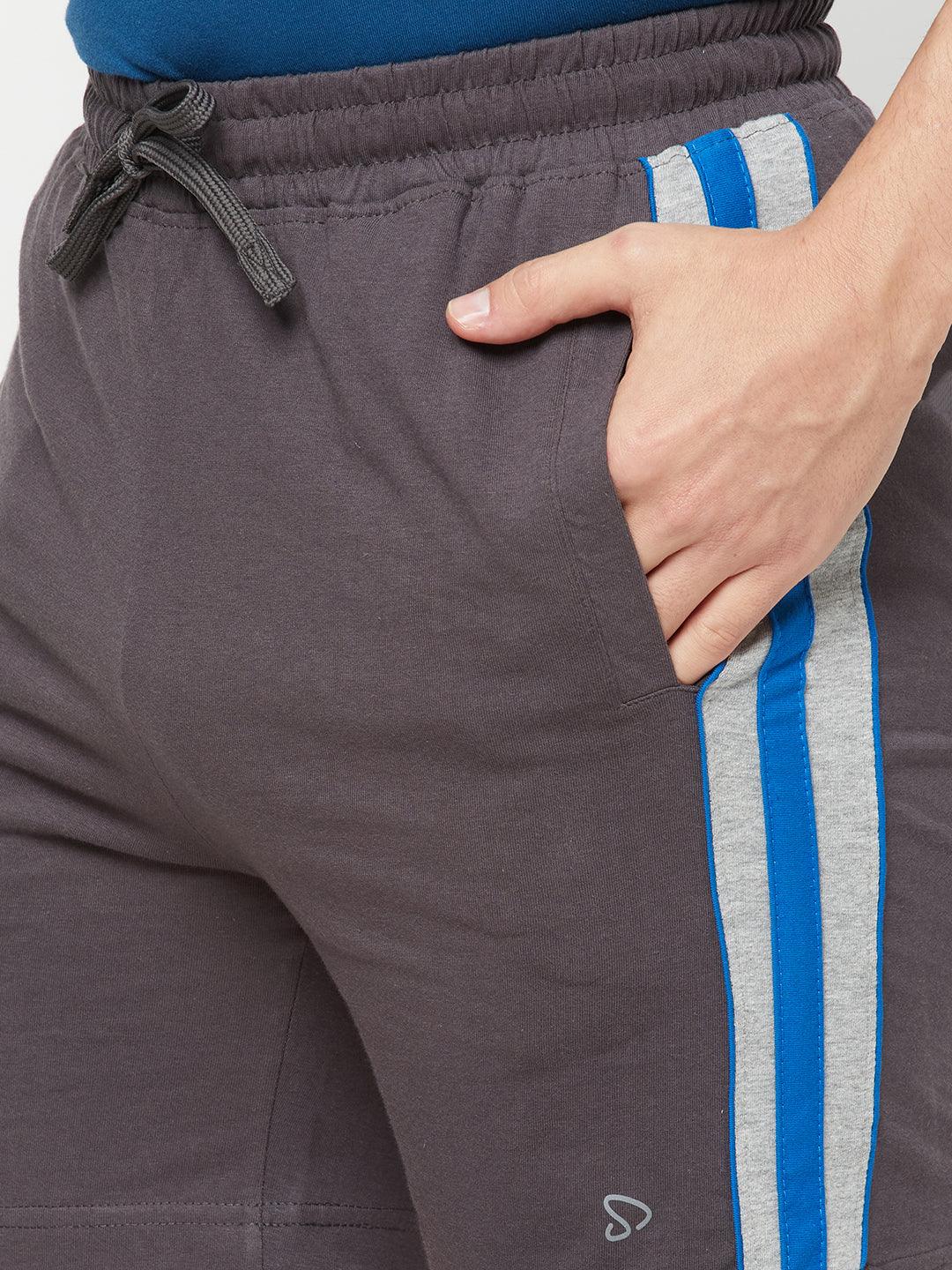 Sporto Men's Casual Lounge Shorts - Charcoal