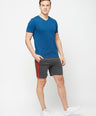 Sporto Men's Casual Lounge Shorts - Anthra Melange