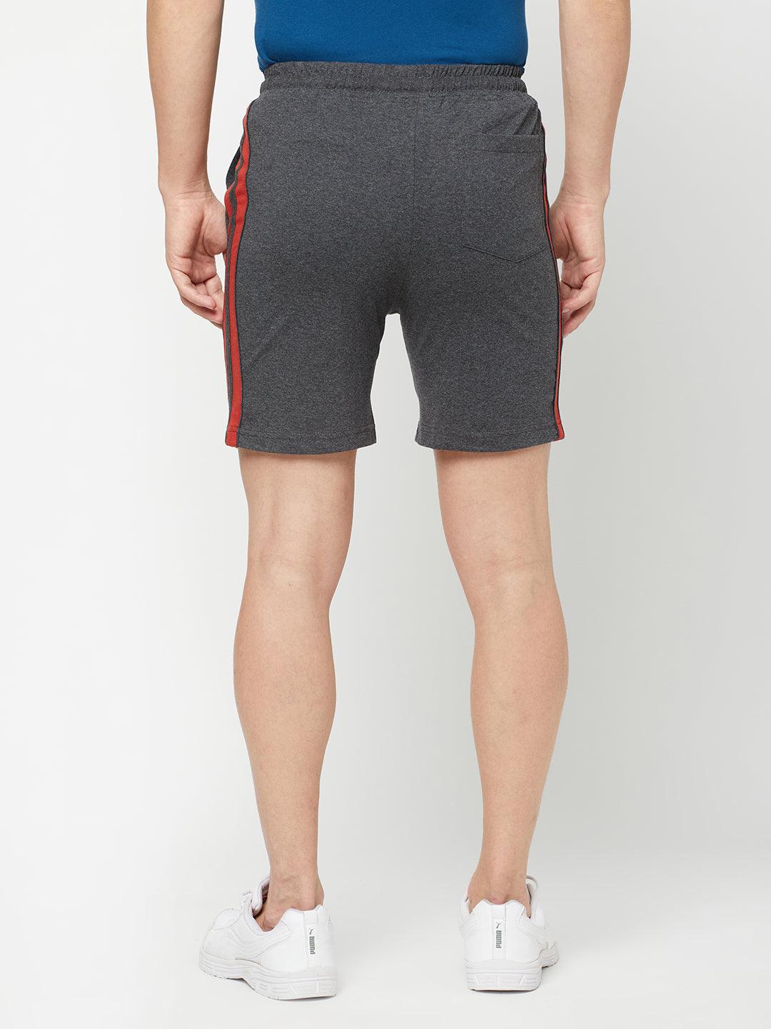 Sporto Men's Casual Lounge Shorts - Anthra Melange