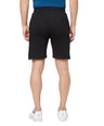 Sporto Men's Solid Casual Lounge Shorts - Black