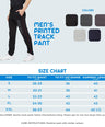 Sporto Men's Charcoal Printed Track Pant