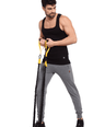 Sporto Anthra Melange Fleece Terry Joggers for Men