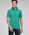 Sporto Men's Solid Polo T-Shirt - Green