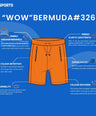 Sporto Men's Cotton Bermuda Shorts - Mood Indigo